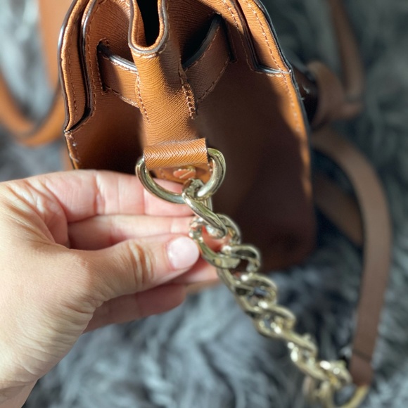 Michael Kors Brown Saffiano Leather Purse - Picture 4 of 13